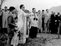 Inauguración de la gruta de la virgen de Lourdes en Apotzaga