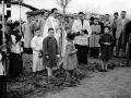 Inauguración de la gruta de la virgen de Lourdes en Apotzaga