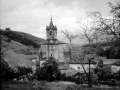 "Mutiloa. Paisaje de Mutiloa con la Iglesia Parroquial"