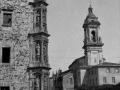 "Oñate. Vista parcial. Universidad y Torre Parroquial"