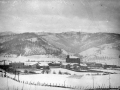 "Ormaiztegui. Vista general de Ormaiztegui con la nevada"