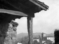 Vista de Arroa con la iglesia parroquial de San Esteban