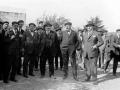 "Zumaya. Homenaje de Eibar al ilustre pintor eibarres D. Ignacio Zuloaga rodeado por los Alcaldes de Eibar y Zumaya y autoridades