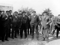 "Zumaya. Homenaje de Eibar al ilustre pintor eibarres D. Ignacio Zuloaga rodeado por los Alcaldes de Eibar y Zumaya y autoridades