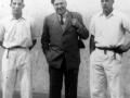 Zurdo de Mondragon (Jose Etxeberria) eta Atano VII.a (José María Juaristi) pilotariak Eibarko Astelena pilotalekuan