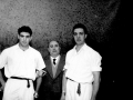 Ogeta (Jose Maria Palacios) eta Soroa (Migel Soroa) pilotariak Eibarko Astelena pilotalekuan
