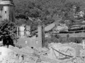 Ruinas de la calle Maria Angela después del bombardeo