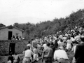 Misa de campaña en el refugio de Arno