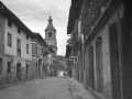 Vista con la iglesia parroquial