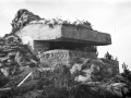 Asentamiento de ametralladora en la cima de Gaztelumendi