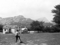 Refugio de Egiriñao (Gorbeia) y, al fondo, Lekanda