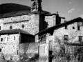 "Ataun (Guipuzcua). Paisaje con la Iglesia Parroquial de S. Martin"