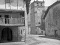 Paisaje y torre de la iglesia.