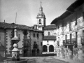 Maeztu. Vista y torre de la iglesia.