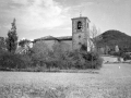 Gometxa. Vista con la iglesia.