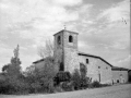 Gometxa. Vista con la iglesia.