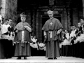 Los obispos Gandacegui y Eijo Garay en Loiola