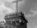 Grupo de montañeros en Irimo el día de la inauguración