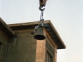 Proceso de instalación de campanas en la iglesia parroquial de San Miguel