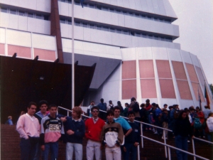 Visita Parlamento Europeo Estrasburgo 1990
