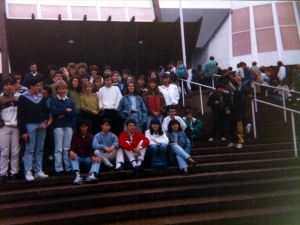 Visita Parlamento Europeo Estrasburgo 1990