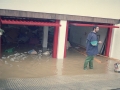 Bajos de un edificio inundados