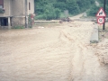 Carretera cubierta de agua