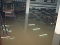 Interior de una clase inundada