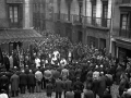 Tolosa. Entierro Sargento Miqueletes Ugarte. Clero en marcha (Kalebarren)