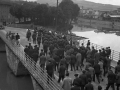 Tolosa. Entierro Sargento Miqueletes Ugarte. Cadaver en marcha (Puente Navarra)