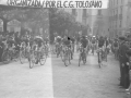 Tolosa. Carrera Ciclista momento salida