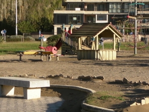 parque infantil de Orio (playa de Antilla)