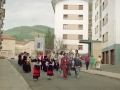 Grupo Os Galaicos de Eibar por las calles de la localidad