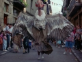 Representación de un águila gigante