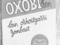 Oxobiren ´Oxobi-ren lan oroitagarri zenbait´ liburuko azalaren erreprodukzioa