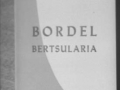 Jose Mari Satrustegiren ´Bordel bertsularia´ liburuko azalaren erreprodukzioa