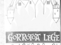 Yon Etxaide Itharteren ´Gorrotoa lege´ liburuko azalaren erreprodukzioa