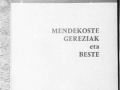 Jean Etchepareren ´Mendekoste gereziak eta beste´ liburuko azalaren erreprodukzioa