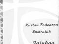Luis Villasanteren ´Jainkoa. Kristau fedearen sustraiak´ liburuko azalaren erreprodukzioa
