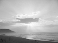 "San Juan de Luz. Atardecer en la playa salvaje de Erromadie"