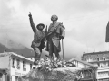 Chamonix. Saussure-n omenez eginiko monumentua