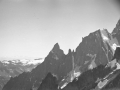 Aiguilles Noire eta Blanc de Peuterey, Torinoko aterpetxetik ikusiak