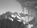 Aiguille Verte, Aiguille de Midi-tik ikusita