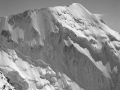 Alpeetako Mont Blanc mendigunean dagoen Aiguille de Bionnassay, Aiguille de Goûter menditik ikusita