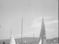 Belauntziak Cannes-ko hondartzan