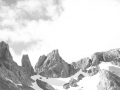 Picos de Europa. Collada Bonita eta Aguja de los Martínez Hoyo Tras el Picu-tik ikusita