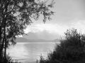 Thun lakua ilunabarrean