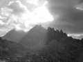 Travessany. Egunsentia tontorretan