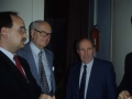 Euskal Etxeko lehendakaria, Miguel Ortega Spottorno eta Juan San Martin hitzaldiaren ondoren