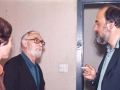 Jorge Oteiza bi lagunekin solasean